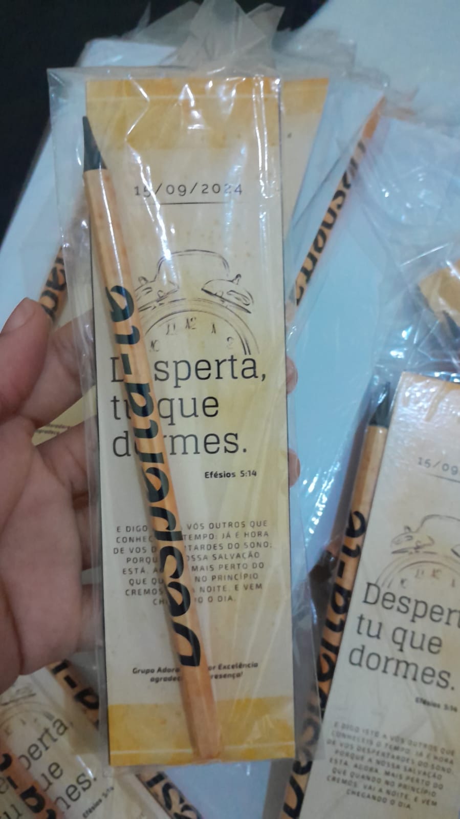 Marcador de Paginas com Lápis 